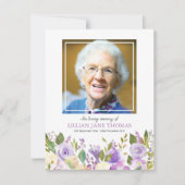 Merci photo funéraire | Mémorial de la lavande (Devant)