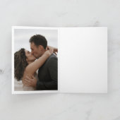 Merci photo grand Mariage à script blanc (Intérieur)