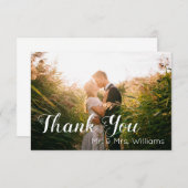 Merci photo mariage (Devant / Derrière)