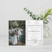 Merci photo Mariage de la marine Blue Hawaii (Debout devant)