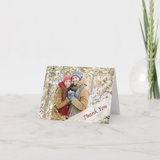 Merci photo Mariage de Noël (Devant)