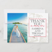 Merci photo Mariage des Maldives rouges (Devant)