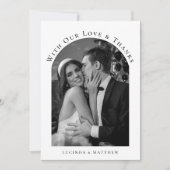 Merci photo Mariage Elegance (Devant)