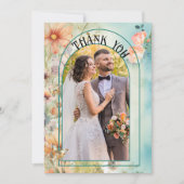 Merci photo Mariage fleur sauvage (Devant)