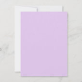 Merci photo mariage | Floral d'anémone violet (Dos)