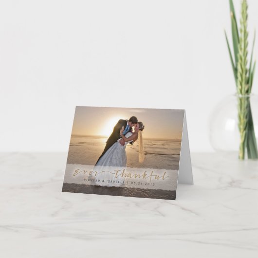 Merci photo mariage | Jour de grâce (Devant)