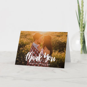 Merci photo mariage manuscrit