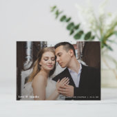 Merci photo Mariage moderne (Debout devant)