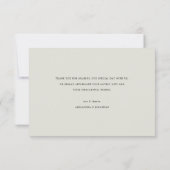 Merci photo Mariage moderne (Dos)