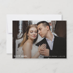 Merci photo Mariage moderne