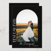 Merci photo Mariage noir (Devant / Derrière)