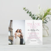 Merci photo Mariage Paris rose (Debout devant)