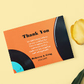 Merci photo Mariage Retro Vinyl Record