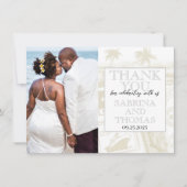 Merci photo Mariage Silver Porto Rico (Devant)