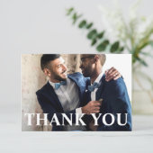 Merci photo Mariage simple (Debout devant)