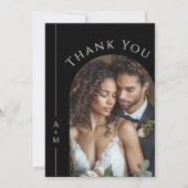 Merci photo Mariage simple et élégant (Devant)