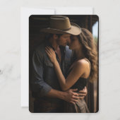 Merci photo Mariage Western Modern Rustic (Dos)