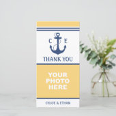 Merci photo marine jaune et bleu (Debout devant)