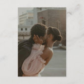 Merci photo minimaliste Mariage d'arc or (Dos)