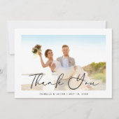 Merci photo minimaliste simple Mariage (Devant)