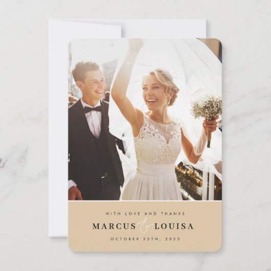 MERCI photo moderne élégance marbre beige (Devant)
