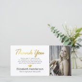 Merci photo moderne Gold Graduation (Debout devant)