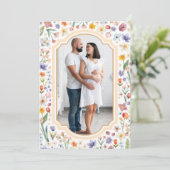 Merci photo neutre - Baby shower de hérisson (Debout devant)