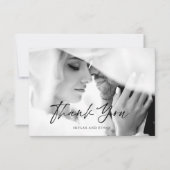 Merci photo noir et blanc minimaliste moderne (Devant)