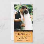 Merci photo Orange et Mariage noir Halloween (Devant)