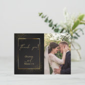 MERCI | PHOTO Paillettes élégantes noires et or (Debout devant)