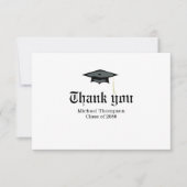 Merci photo personnalisé du journal de graduation (Devant)