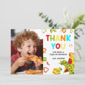 Merci photo personnalisé pour la pizza (Debout devant)