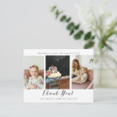 Merci photo Premier Carte photo d'anniversaire (Debout devant)