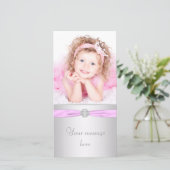 Merci photo rose et argent (Debout devant)