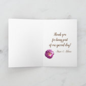 Merci photo rose rose Mariage (Intérieur)