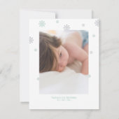 Merci photo Silver & Mint Winter Wonderland (Dos)