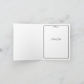 Merci - Photo sur fond blanc noir, (Intérieur)