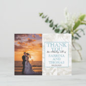 Merci photo turquoise du Mariage de Floride (Debout devant)