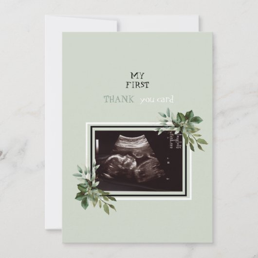 Merci photo Ultrasound Baby Point de vue II (Devant)