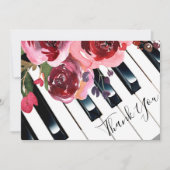 merci piano aquarelle florale (Devant)