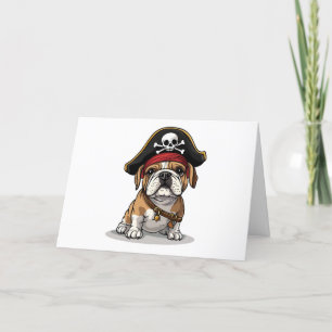 Merci Pirate anglais Bulldog Skull