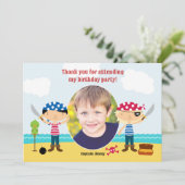 Merci Pirate Carte photo (Debout devant)