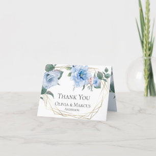 Merci Pivoines Aquarelle Bleu Ciel