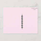 Merci PJ Party en Pink Carte postale (Dos)