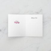 Merci Plaid avec bébé ours | Baby shower fille (Intérieur)