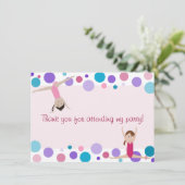 Merci plat de partie de gymnastique dans l'Aqua et (Debout devant)