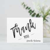 Merci plat de script simple personnalisé (Debout devant)