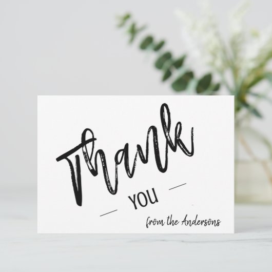 Merci plat de script simple personnalisé (Debout devant)