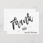 Merci plat de script simple personnalisé (Devant / Derrière)