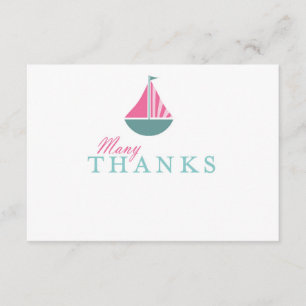 Merci plat de voilier de baby shower nautique de